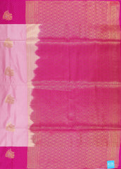Light Pink Soft Art Silk Saree