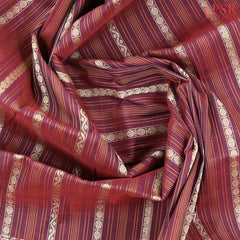 Burgundy Kalakshetra Kovai Cotton Saree