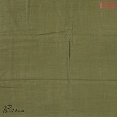 Olive Green Tissue Dupion Cotton Dress Material