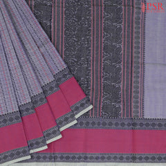 Heather Lavender Kalakshetra Kovai Cotton Saree