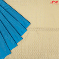 Azure Blue Soft Art Silk Saree