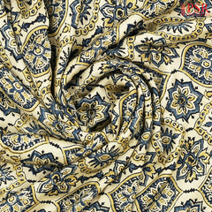 Mellow Yellow Modal Silk Saree