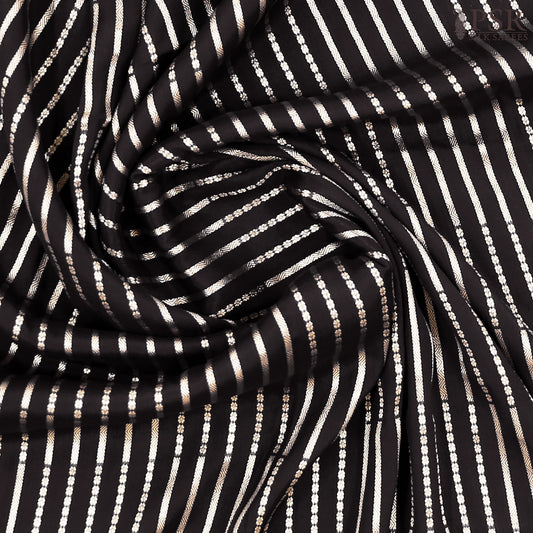 Black Semi Binny Silk Saree