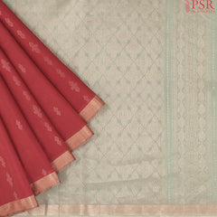 Desire Red Silk Cotton Saree