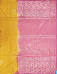 Yellow Soft Art Silk Saree