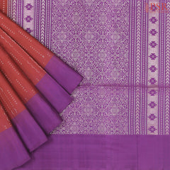 Garnet Red Soft Silk Saree