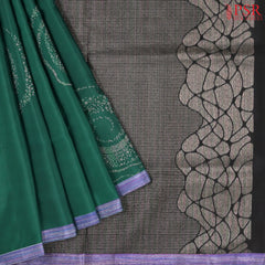 Dark Green Soft Silk Saree