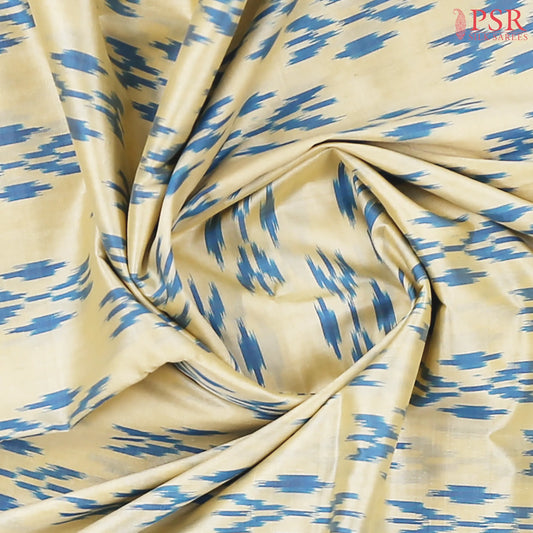 Bisque Beige Pochampally Silk Saree