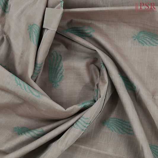 Dark Grey Kanchi Cotton Saree
