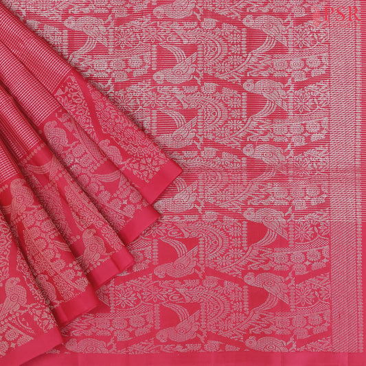 Crimson Soft Silk Saree