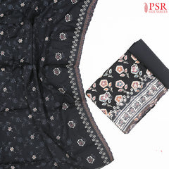 Black Rayon Dress Material