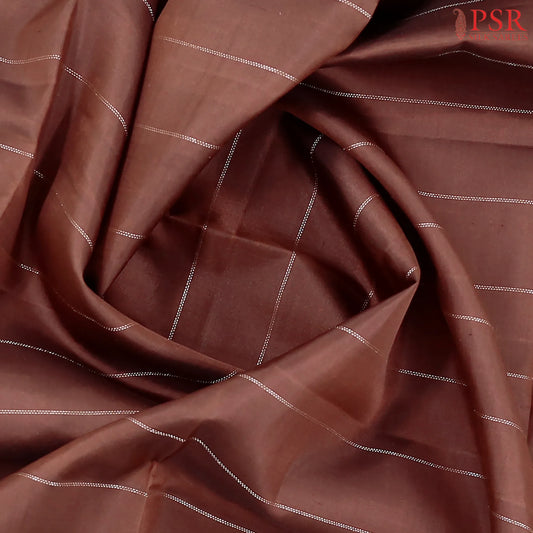 Mahogany Brown Soft Silk Saree