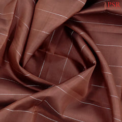Mahogany Brown Soft Silk Saree