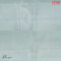 Powder Blue Kanchipuram Silk Saree