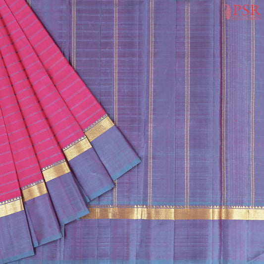 Pink Arani Silk Saree