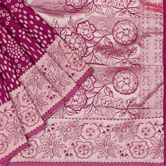 Jam Purple Georgette Saree