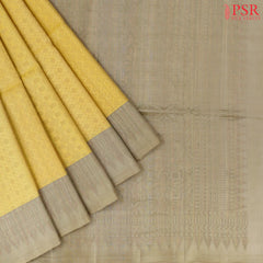 Light Yellow Soft Silk Saree