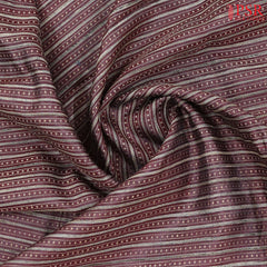 Burgundy Gicha Kadhi Tussar Silk Saree