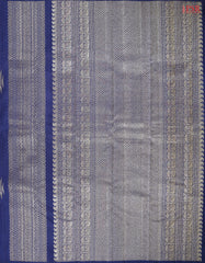 Berry Blue Kanchipuram Silk Saree
