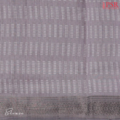 Amethyst Smoke Semi Banaras Saree