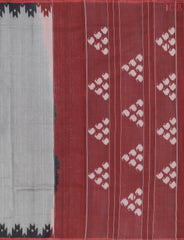 Grey Ikkat Cotton Saree