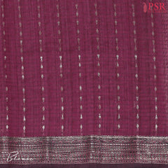 Dark Taupe Semi Dupion Saree