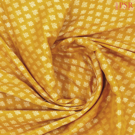 Mustard Yellow Summer Silk Saree