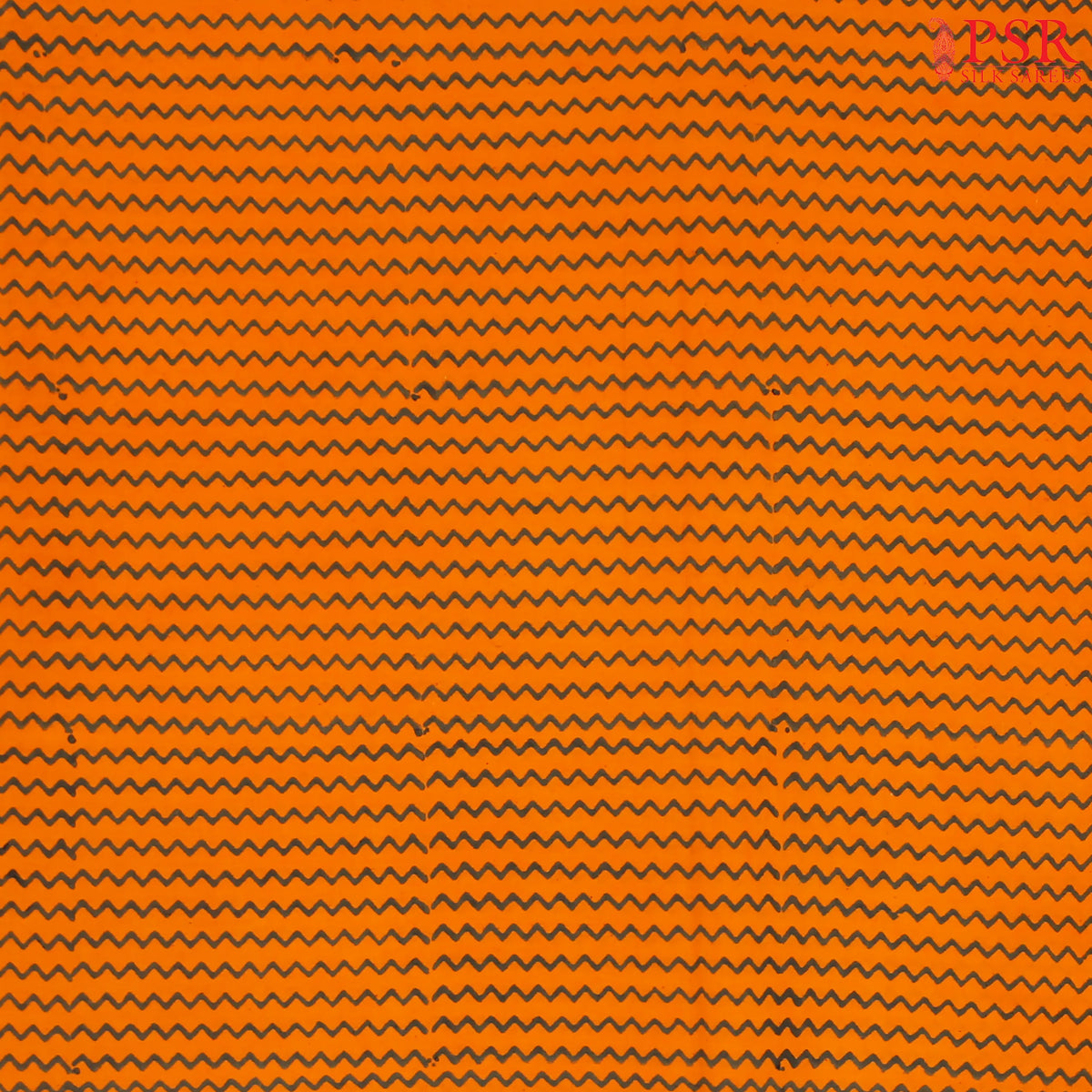 Orange Cotton Print Running Material