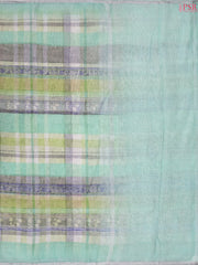 Tiffany Blue Linen Saree