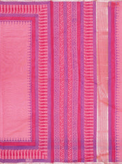 Pink Silk Cotton Saree