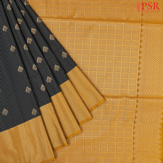 Black Soft Art Silk Saree