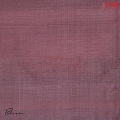 Burgundy Gicha Kadhi Tussar Silk Saree