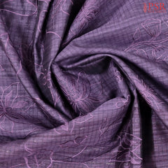 Affair Purple Semi Tussar Embroidery Saree