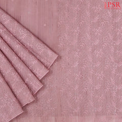 Primrose Pink Kosa Embroidery Saree
