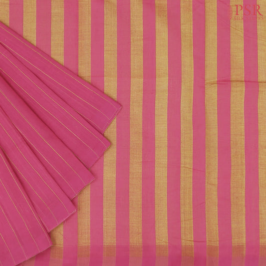 Dark Pink Mangalagiri Cotton Saree