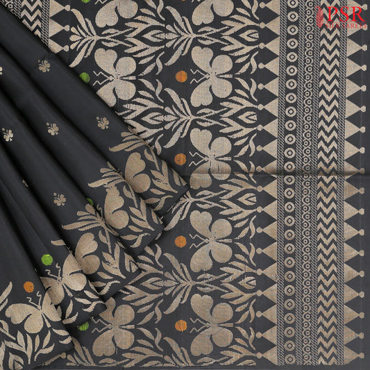 Black Soft Silk Saree