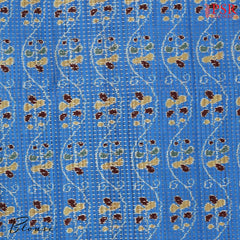 Azure Blue Semi Tussar Saree