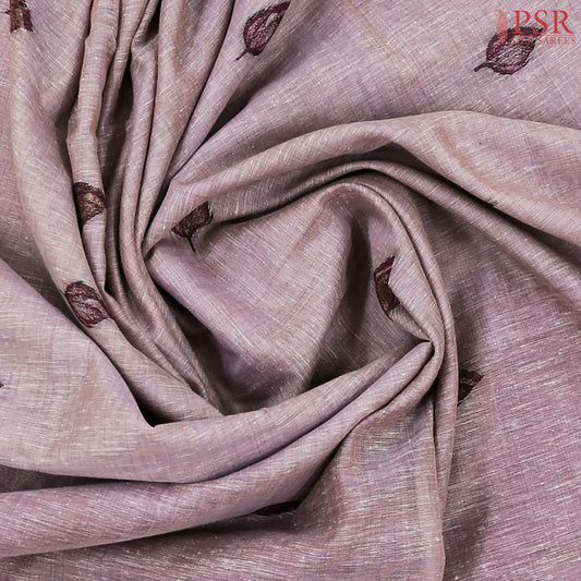 Mauve Purple Ghicha Cotton Saree