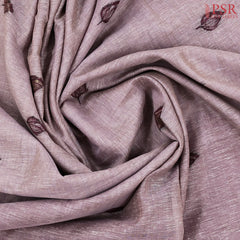 Mauve Purple Ghicha Cotton Saree