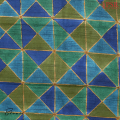 Dark Green Banaras Jute Silk Saree