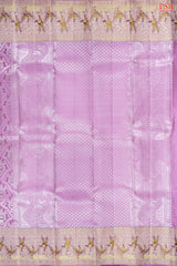 Taffy Pink Kanchipuram Jacquard Silk Saree