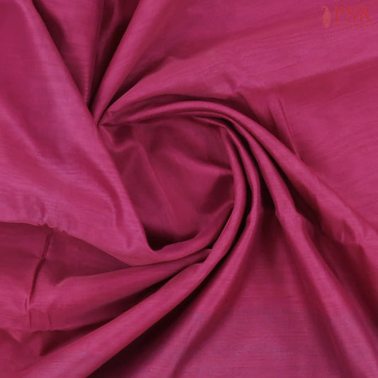 Dark Fandango Pink Silk Cotton Saree