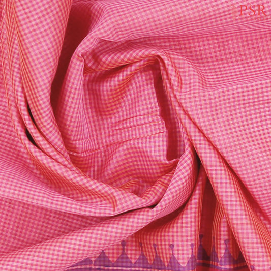Pink Silk Cotton Saree