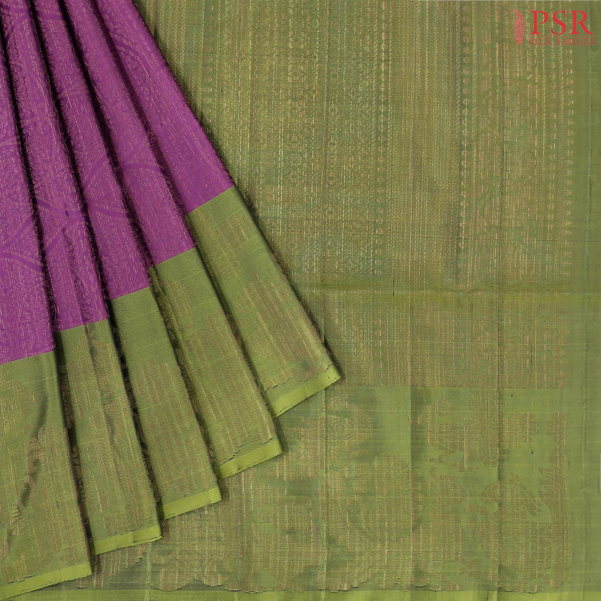 Fandango Purple Soft Silk Saree