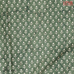 Fern Green Semi Dupion Saree