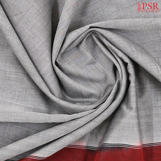 Grey Ikkat Cotton Saree
