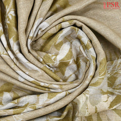 Greige Linen Saree