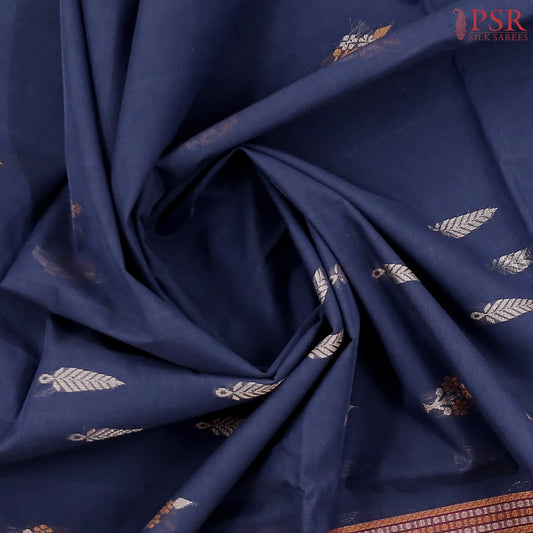 Dark Blue Kovai Cotton Saree