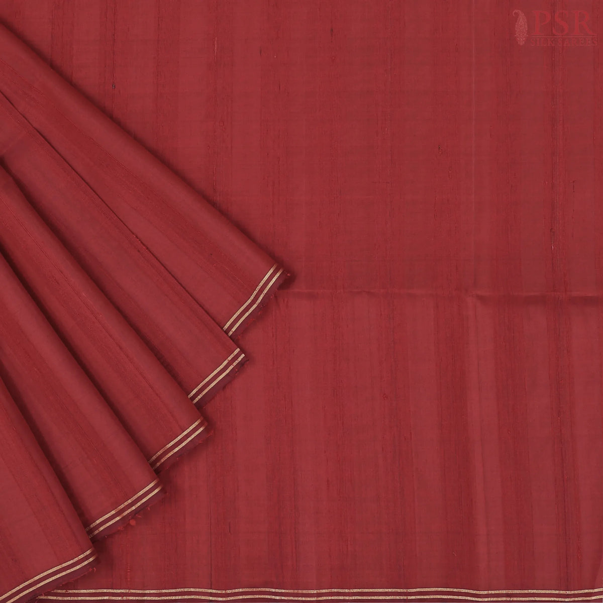 Turkey Red Jute Soft Silk Saree
