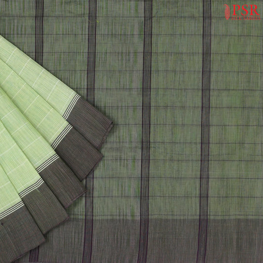 Pastel Green Kanchi Cotton Saree
